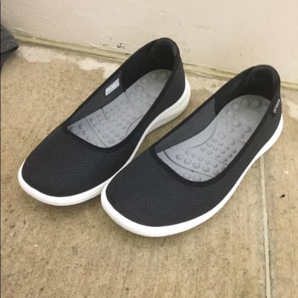 Croc Black Waterproof Flats